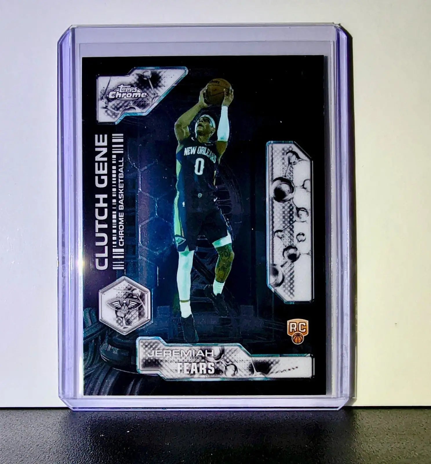 Jeremiah Fears Rookie 2025-26 NBA Topps Chrome Update Clutch Gene #CG-17 Card - Basketball Card Single