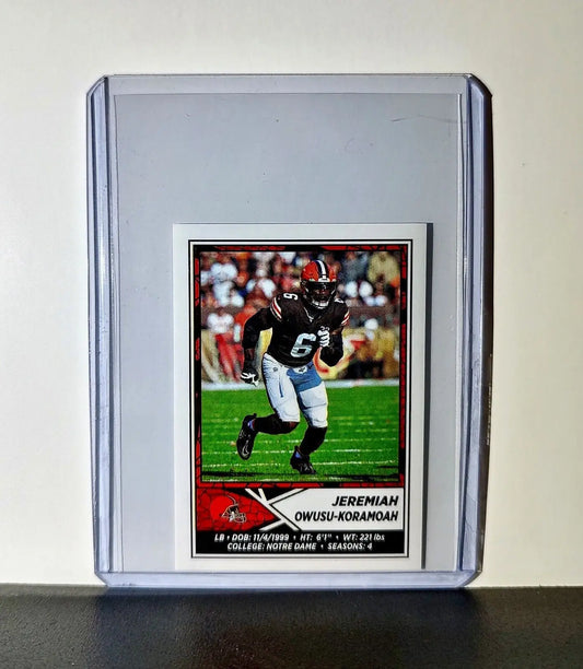 Jeremiah Owusu-Koramoah 2024 Panini NFL Sticker #147 Cleveland Browns - Football Card Single