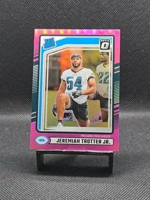 Jeremiah Trotter Jr Rookie 2024 Donruss Optic Preview #334 Pink Prizm RC - Football Card Single