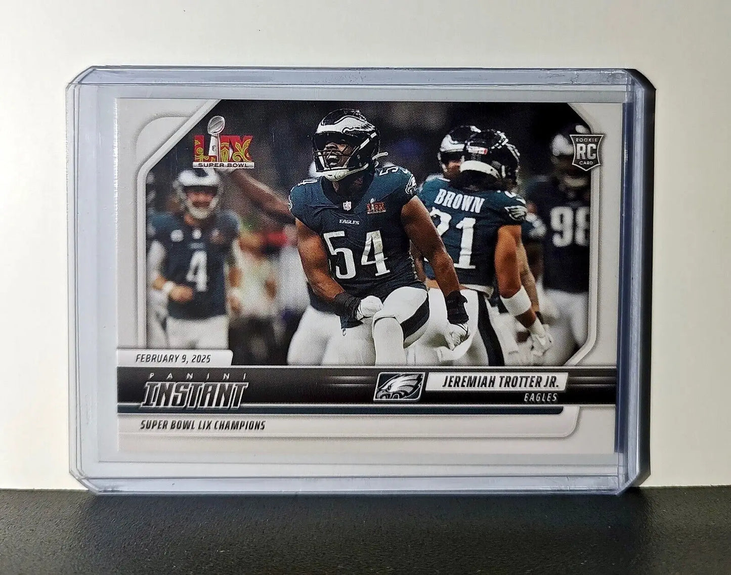 Jeremiah Trotter Jr. Rookie 2024 Panini Super Bowl LIX Champions NFL #34 Card