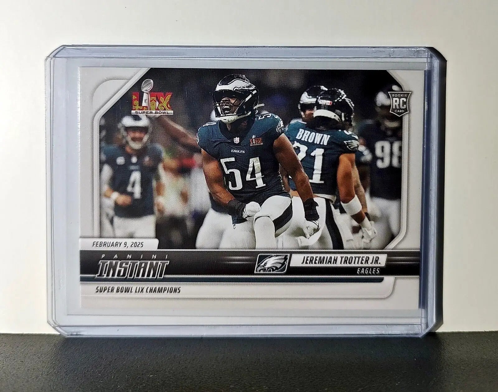 Jeremiah Trotter Jr. Rookie 2024 Panini Super Bowl LIX Champions NFL #34 Card
