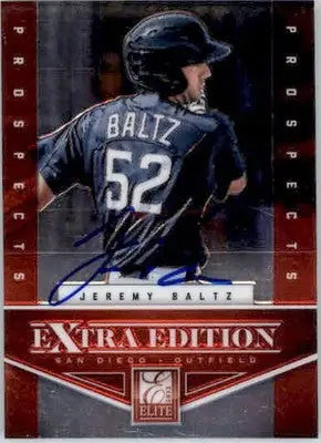 Jeremy Baltz - 2012 Panini Prizm - #EEE8 - AUTO Elite Extra Edition Prizms - Baseball Card Single