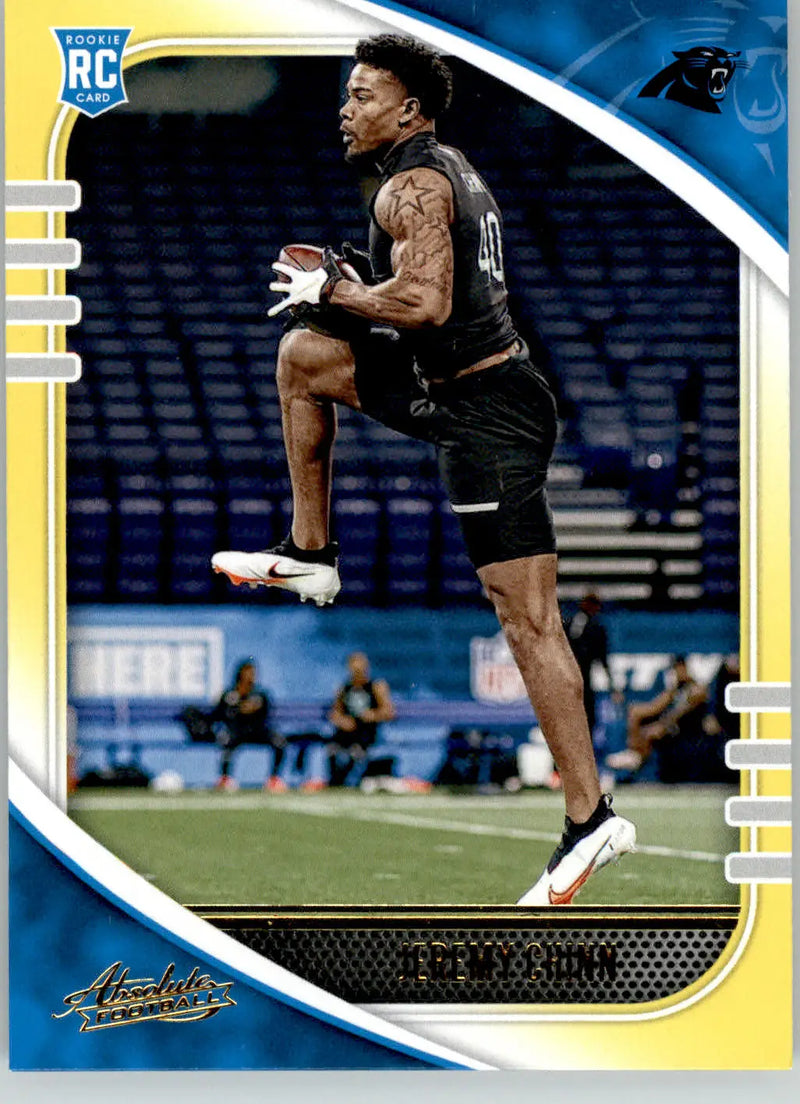 Jeremy Chinn - 2020 Panini Absolute - #156 - Yellow Rookie Football - Football Card Single