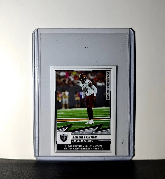 Jeremy Chinn 2025 Panini NFL #275 Sticker Las Vegas Raiders