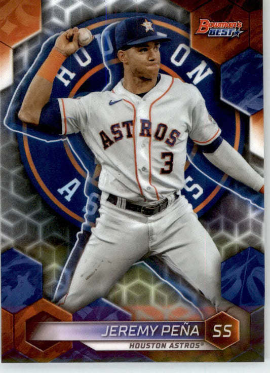 Jeremy Peña - 2023 Bowman’s Best - #48 - Baseball - Baseball Card Single