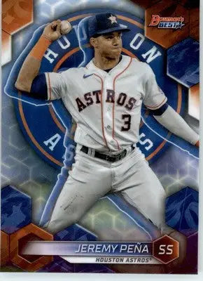 Jeremy Peña - 2023 Bowman’s Best - #48 - Refractors Baseball - Baseball Card Single