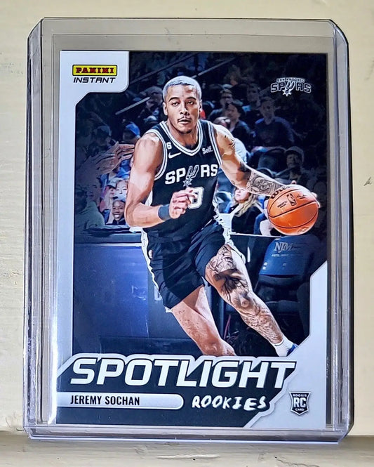 Jeremy Sochan 2022-23 Panini NBA #9 Spotlight Rookies Card 1/965 - Basketball Card Single