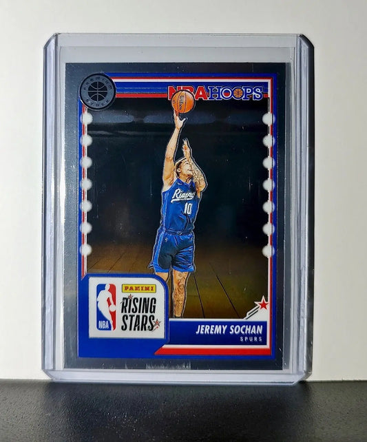Jeremy Sochan 2023-24 Panini Premium NBA Hoops Rising Stars #296 Card Spurs - Basketball Card Single