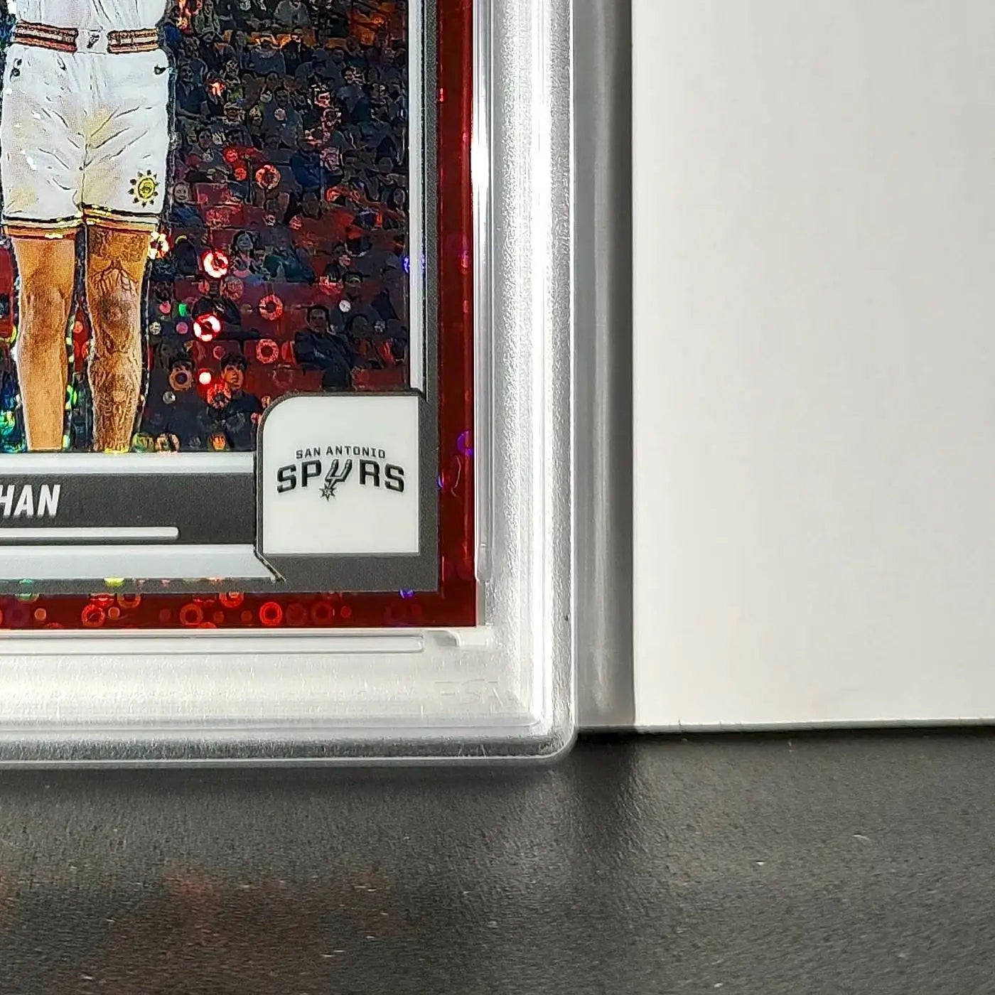 Jeremy Sochan 2023 Panini Hoops Premium #34 48/149 Red Disco Prizm PSA 10 Gem - Basketball Card Single