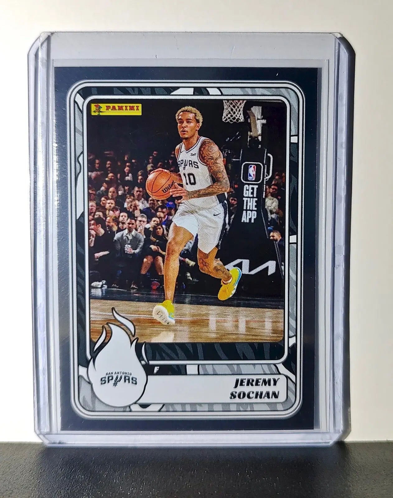 Jeremy Sochan 2024-25 Panini NBA #22 Foil Sticker Card San Antonio Spurs - Basketball Card Single