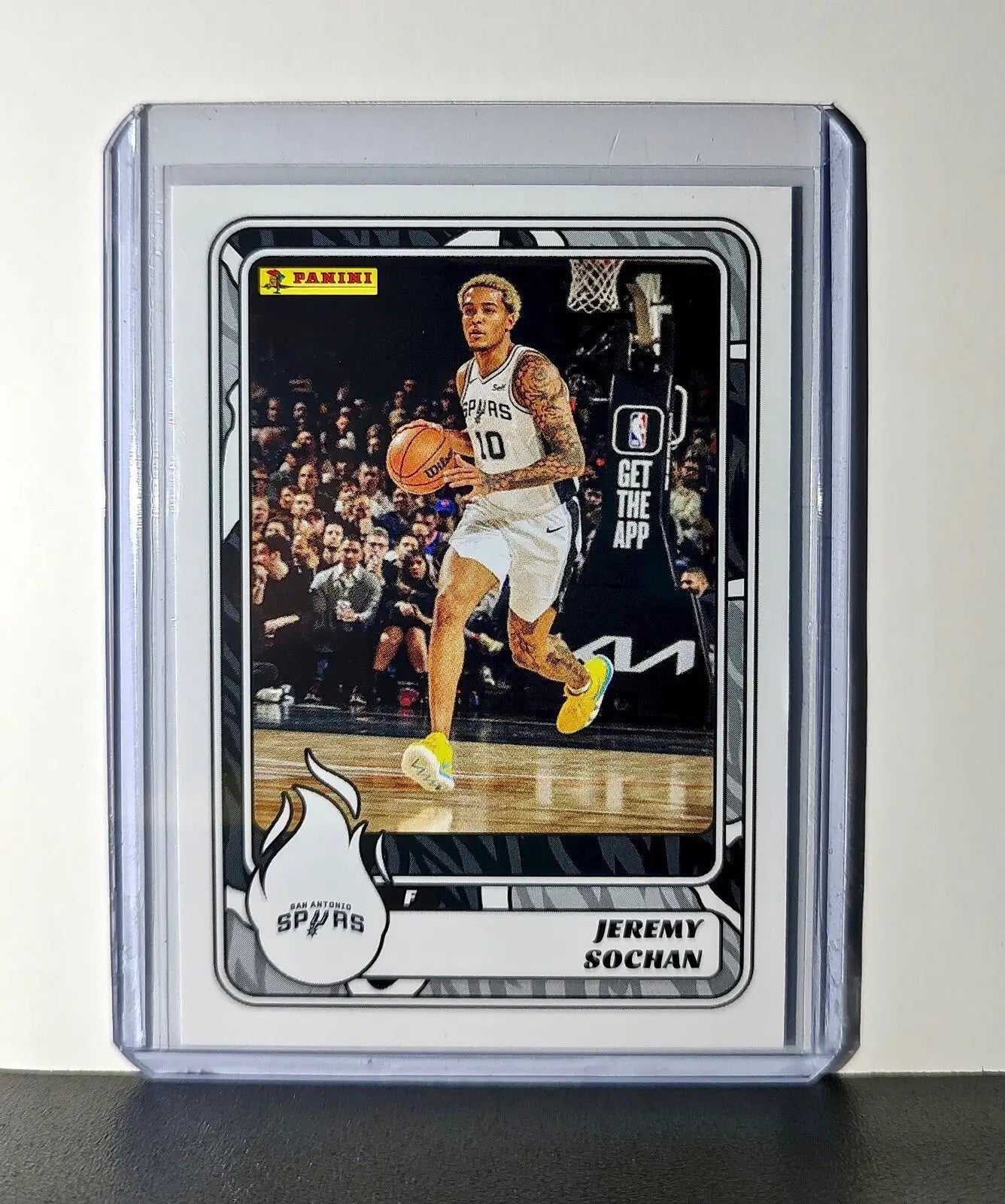 Jeremy Sochan 2024-25 Panini NBA #22 Sticker Card San Antonio Spurs - Basketball Card Single