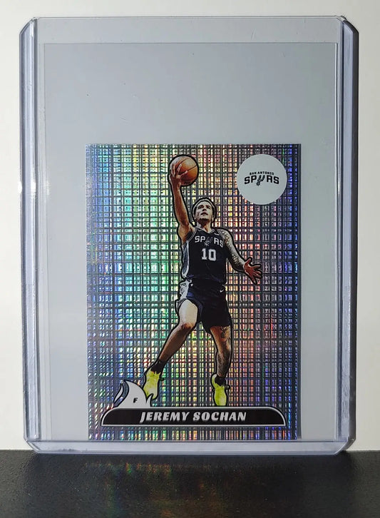 Jeremy Sochan 2024-25 Panini NBA #472 Foil Sticker Card San Antonio Spurs - Basketball Card Single