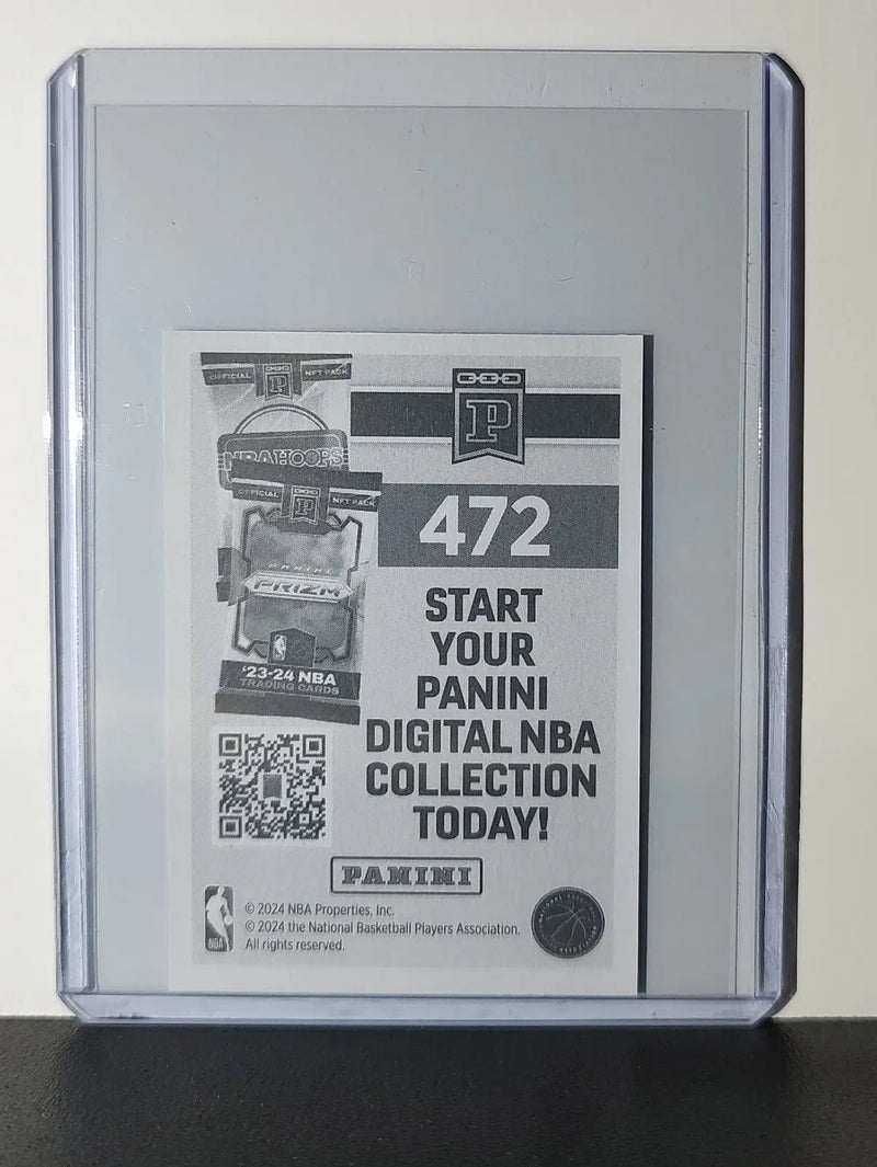Jeremy Sochan 2024-25 Panini NBA #472 Foil Sticker Card San Antonio Spurs