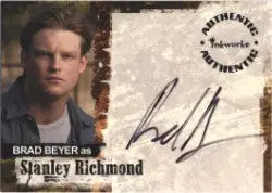 Autographed trading card of Brad Beyer as Stanley Richmond from Jericho Season 1