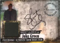 Skeet Ulrich Autograph Pieceworks Card for trading cards collectors and fans
