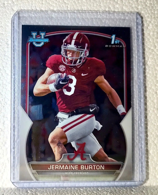 Jermaine Burton 2022 Topps 1st Bowman U Football #62 Card Alabama - Football Card Single