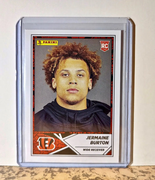 Jermaine Burton 2024 Panini NFL #93 Rookie Sticker Card Cincinnati Bengals - Football Card Single