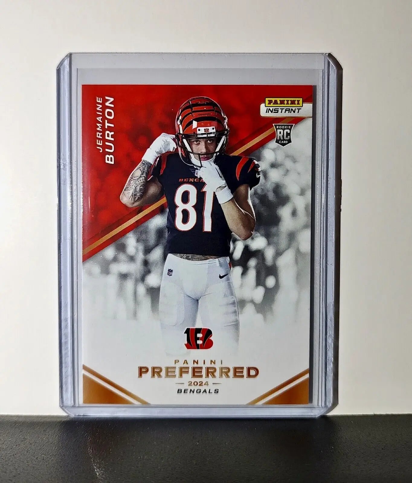 Jermaine Burton 2024 Panini Preferred NFL #13 Rookie Card Bengals 1/335 - Football Card Single
