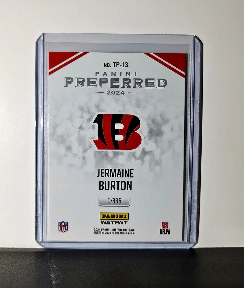 Jermaine Burton 2024 Panini Preferred NFL #13 Rookie Card Bengals 1/335 - Football Card Single