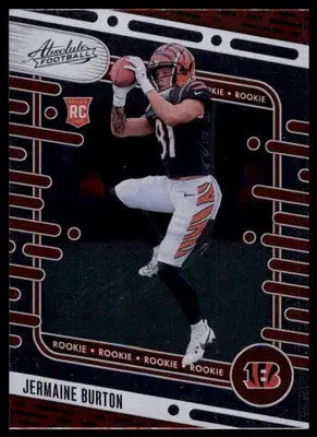 Jermaine Burton Rookie 2024 Panini Absolute Retail #166 Cincinnati Bengals - Football Card Single