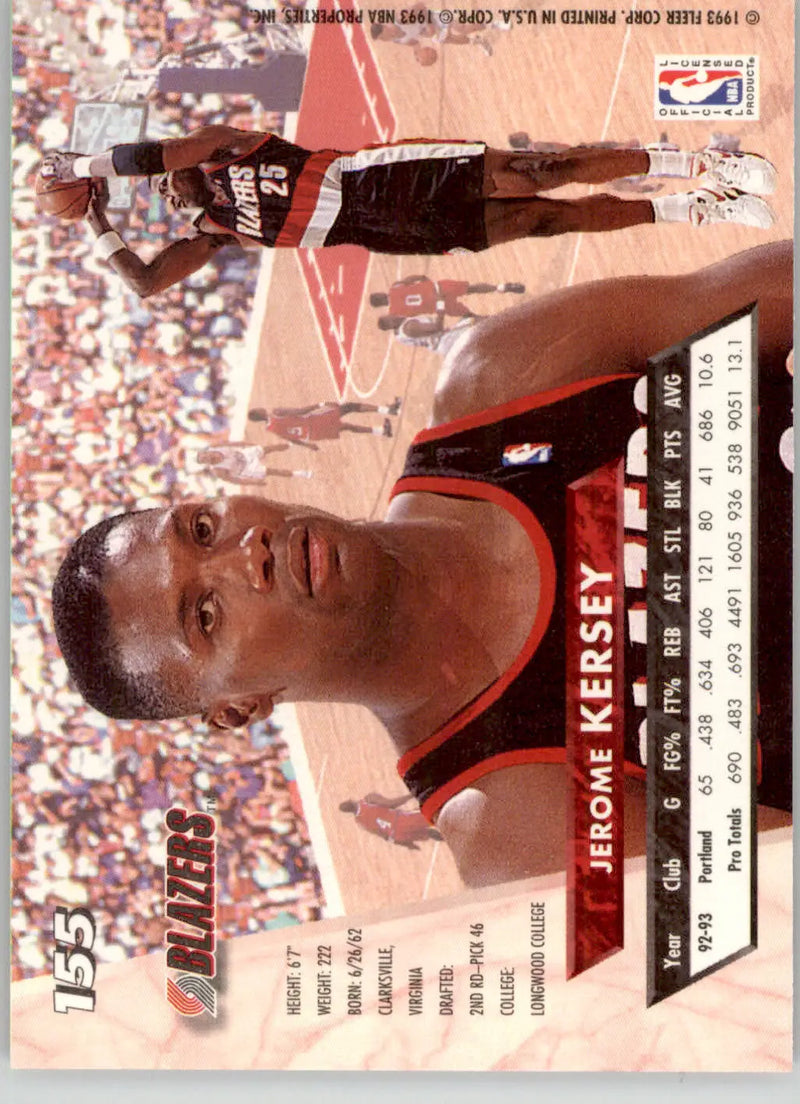 Jerome Kersey - 1993-94 Ultra - #155 - Basketball - Basketball Card Single