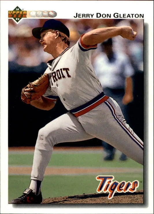 Jerry Don Gleaton 1992 Upper Deck MLB #601 Baseball Card Detroit Tigers - Baseball Card Single