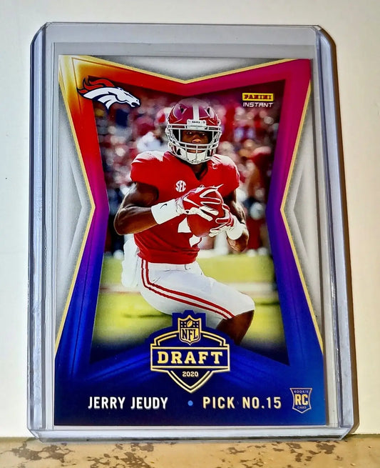 Jerry Jeudy 2020 NFL Draft Night NFL #15 Football Card Broncos 1 of 893 - Football Card Single