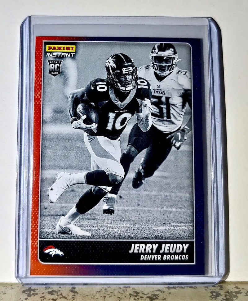 Jerry Jeudy 2020 Panini NFL #17 Black and White Rookies Card Broncos 1 of 518 - Football Card Single