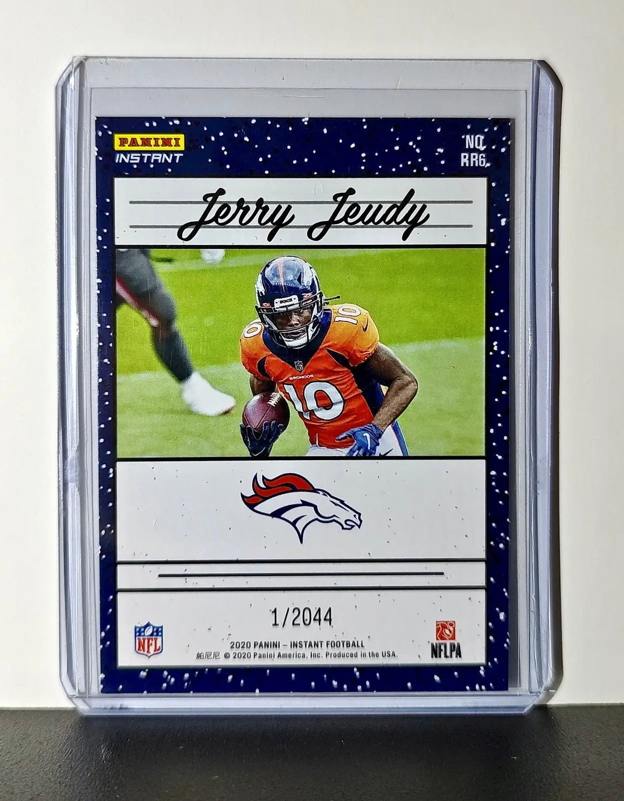 Jerry Jeudy Rookie 2020 Panini NFL #6 Rated Rookie Card Denver Broncos