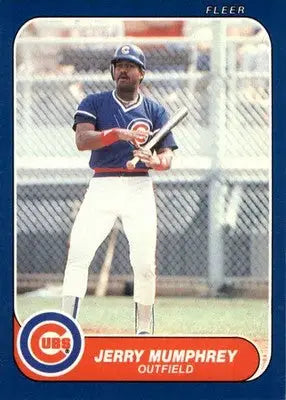 Jerry Mumphrey - 1986 Fleer Update - #U-79 - Baseball - Baseball Card Single
