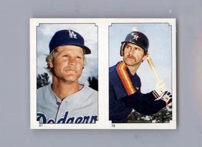 Jerry Reuss / Denny Walling - 1984 Topps Stickers - #73 / 81 - Baseball - Baseball Card Single