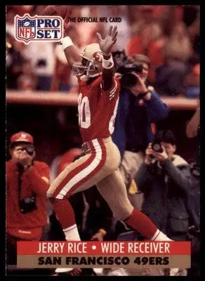 Jerry Rice 1991 Pro Set #654 San Francisco 49ers