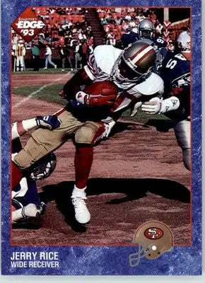 Jerry Rice - 1993 Collector’s Edge - #223 - #/100000 SN Football - Football Card Single