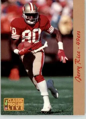 Jerry Rice - 1993 Pro Line Live - #249 - Football - Football Card Single