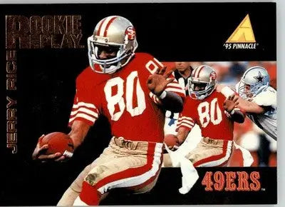 Jerry Rice - 1995 Pinnacle Club Collection - #197 - Football - Football Card Single