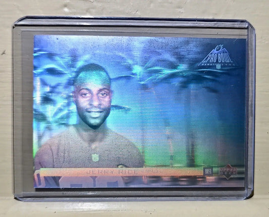 Jerry Rice 1995 Upper Deck Pro Bowl Football #PB7 NFL Card 49ers