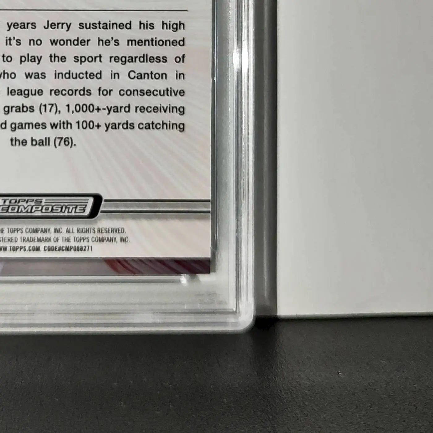Jerry Rice 2023 Topps 244/249 Resurgence #63 Surge PSA 9 Mint