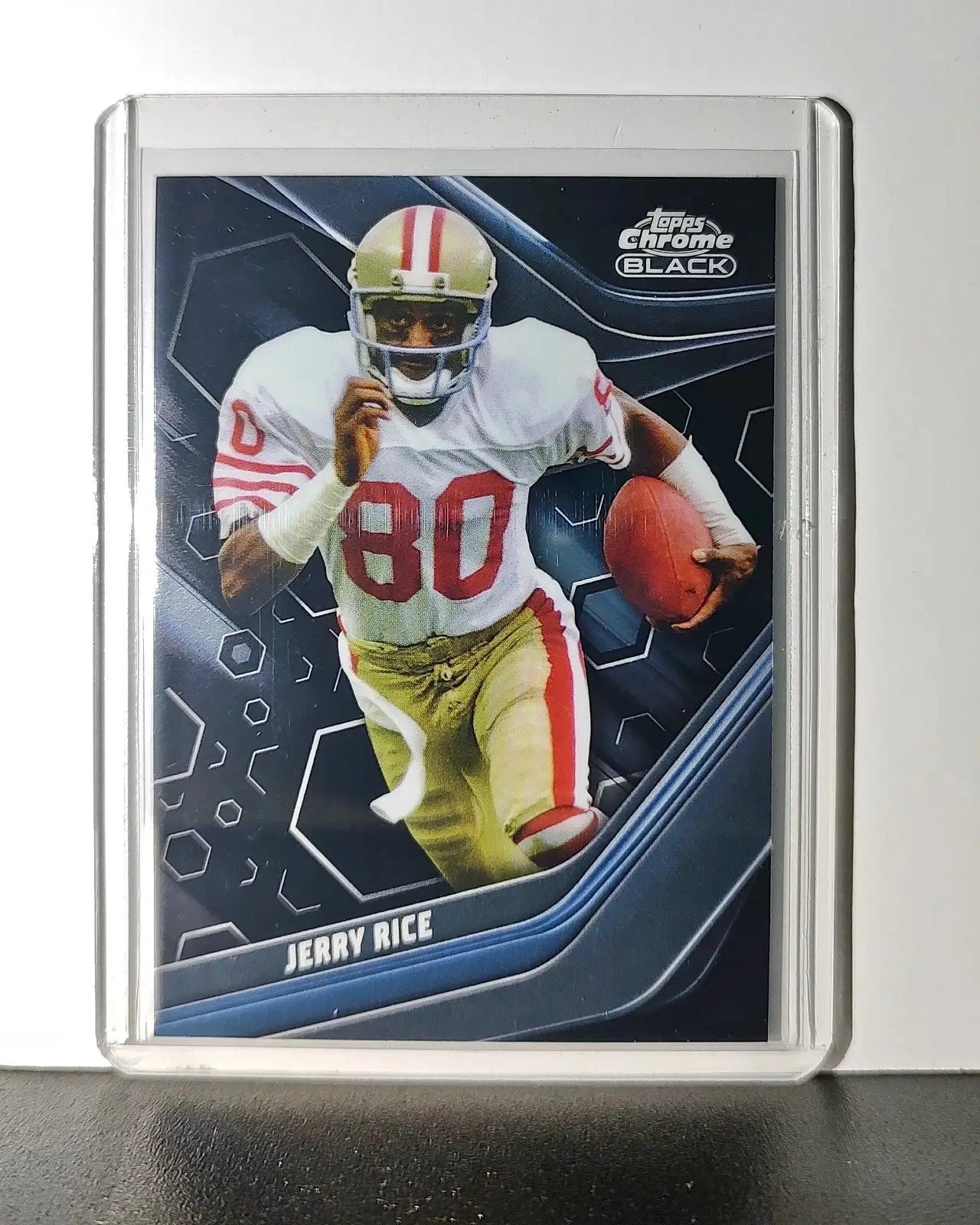Jerry Rice 2023 Topps Chrome Black NFL #146 Card San Francisco 49ers - Football Card Single