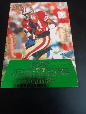 Jerry Rice Oversized - 1996 Pacific Gridiron Gems #GG41. 49ers. EX+ - Football Card Single