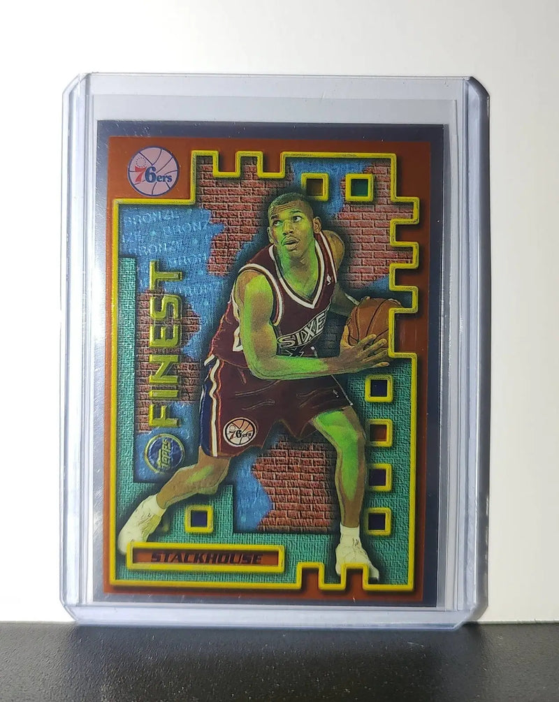 Jerry Stackhouse 1995-96 Topps Finest NBA #M28 Mysterly 76ers