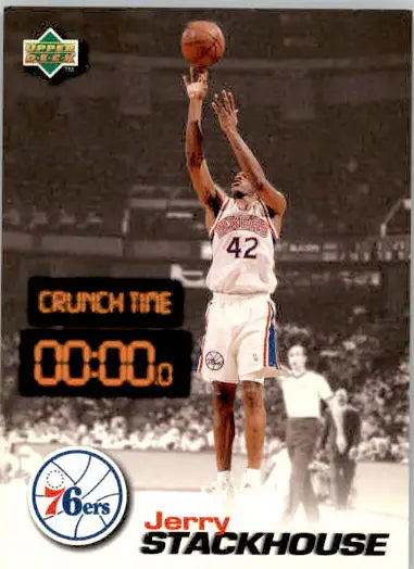 Jerry Stackhouse - 1997 Upper Deck Nestle Crunch Time - #CT34 - Basketball - Basketball Card Single