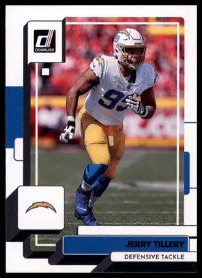 Jerry Tillery 2022 Donruss #298 Los Angeles Chargers - Football Card Single
