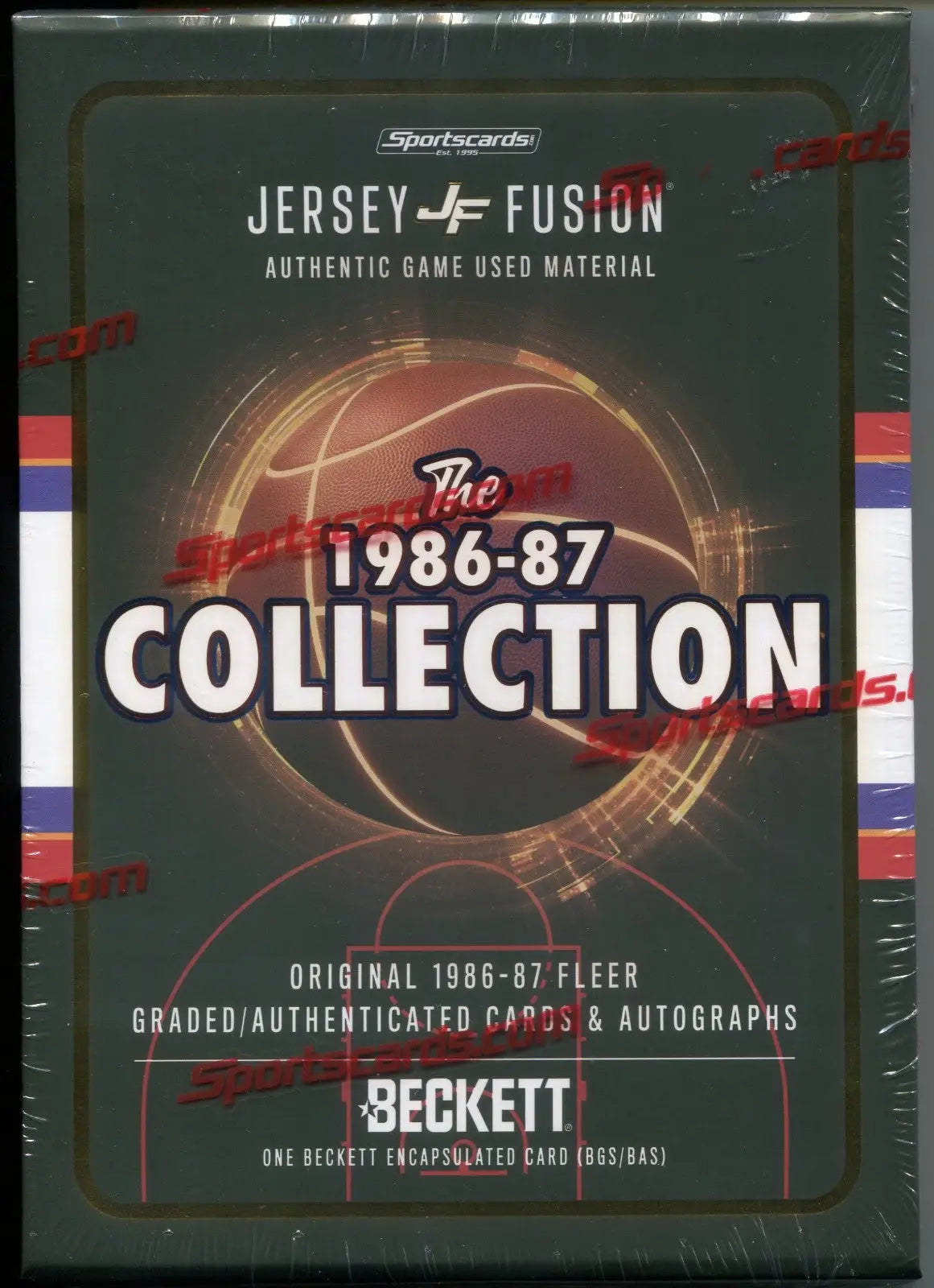 Jersey Fusion 1986-87 Collection Fleer Basketball Factory Sealed Box Pack (2024) - Basketball Card Box