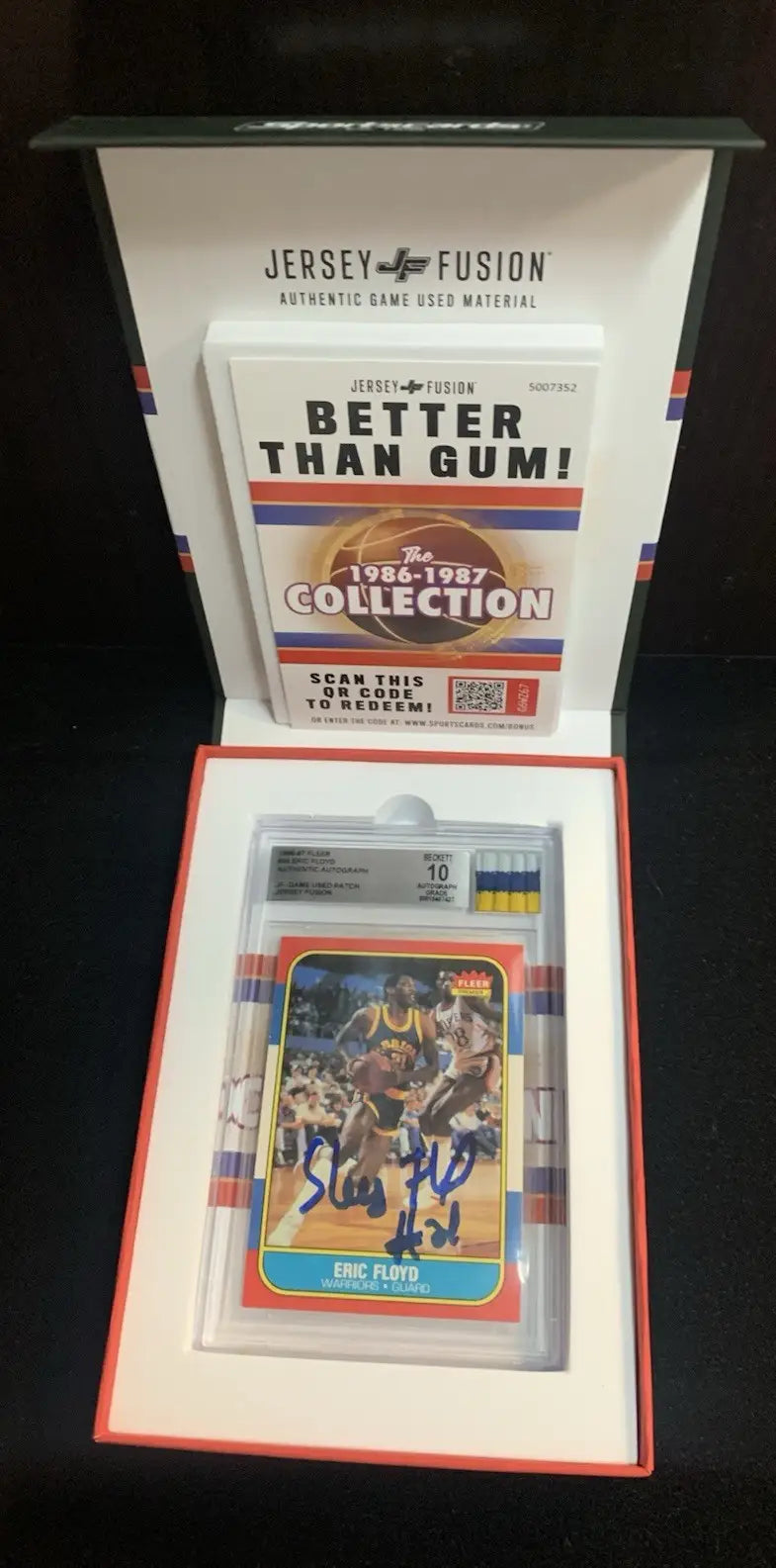Jersey Fusion 1986-87 Collection Fleer Basketball Factory Sealed Box Pack (2024) - Basketball Card Box