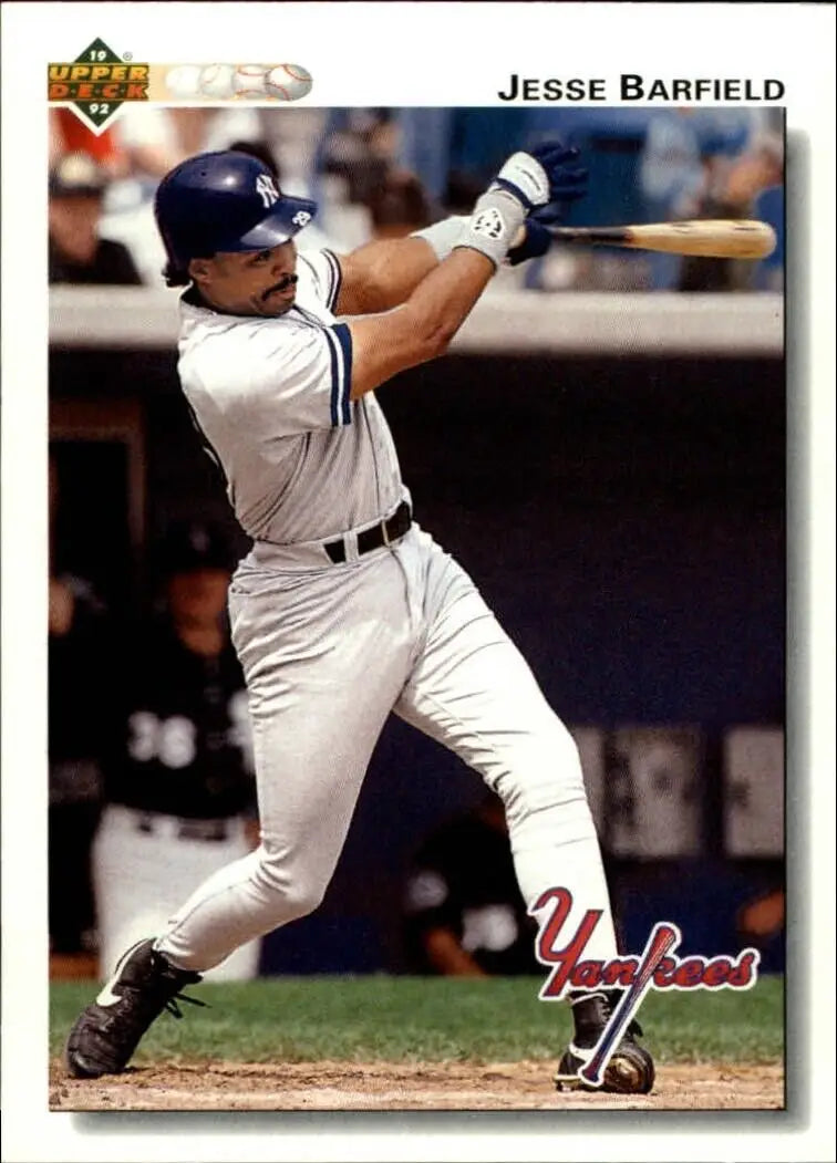 Jesse Barfield 1992 Upper Deck MLB #139 Baseball Car New York Yankees - Baseball Card Single