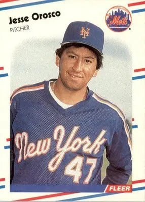Jesse Orosco - 1988 Fleer - #148 - Baseball - Baseball Card Single