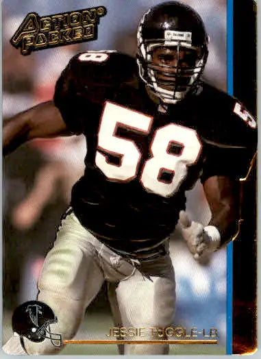 Jessie Tuggle - 1992 Action Packed - #6 - Football - Football Card Single