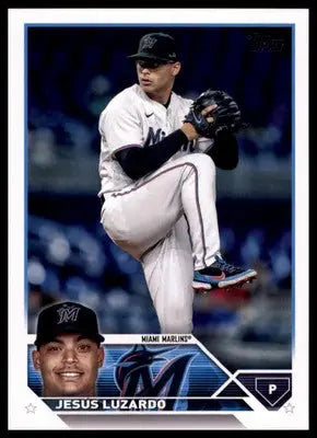 Jesús Luzardo 2023 Topps #563 Miami Marlins - Baseball Card Single