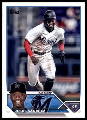 Jesus Sanchez 2023 Topps #44 Miami Marlins - Baseball Card Single