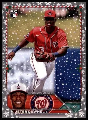 Jeter Downs 2023 Topps Holiday Metallic #H103 Washington Nationals - Baseball Card Single